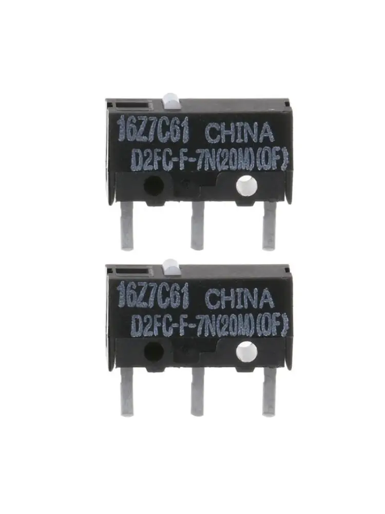 Immagine 7: Mouse Micro Switch originale Omron D2FC-F-7N White Dot 20M Clicks Life Micro Switch 2 pezzi