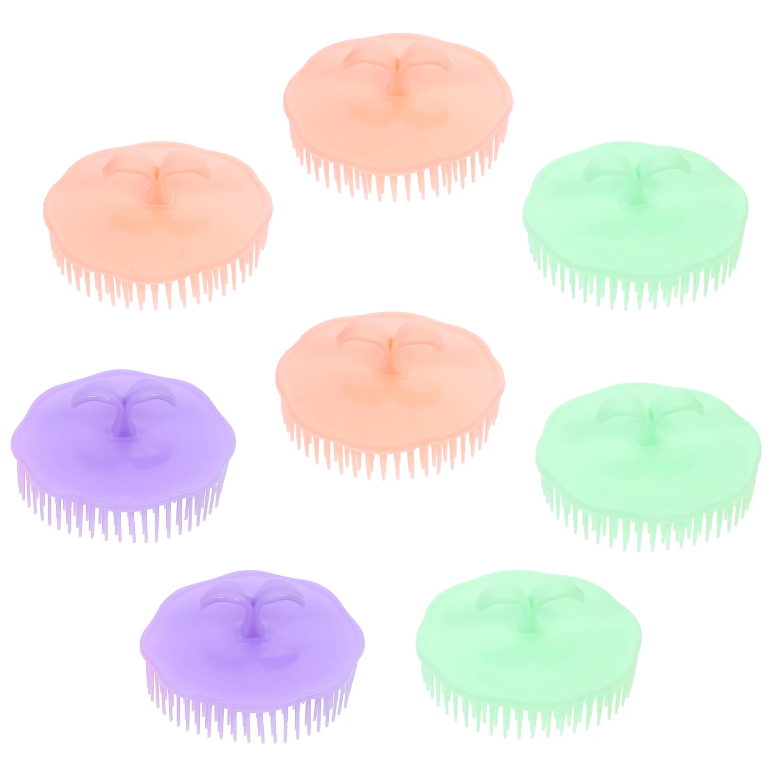 

8pcs Scalp Cleaning Brush for Hair Massager Deep Clean Shampoo Tool Anti Hair Loss Stimulate Blood Circulation Durable PP