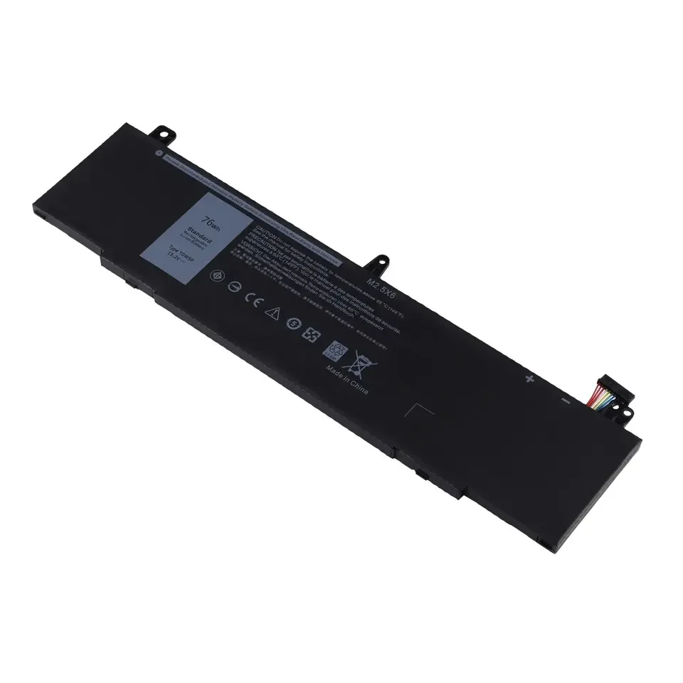 Imagem -04 - Bateria do Portátil para Dell Alienware 13 r3 Alw13c D1738 D2718 D2728 D2838 D2508 D2503s D2715s Série V9xd7 0v9xd7 04rr3 76wh Tdw5p