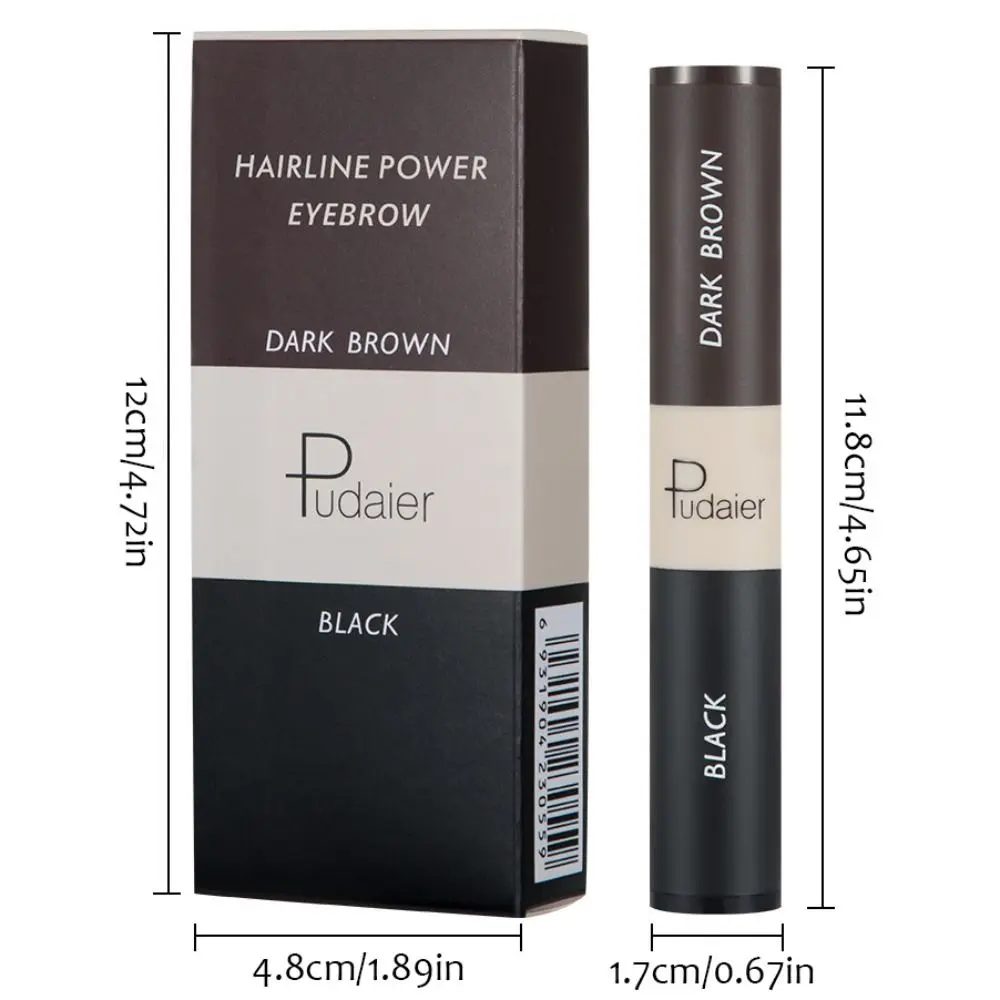 Eyebrow Razor One Step Brow Stamp Face Razor Brush Double Head Eyebrow Cream Waterproof Beauty Repair Hairline Trimming Tool