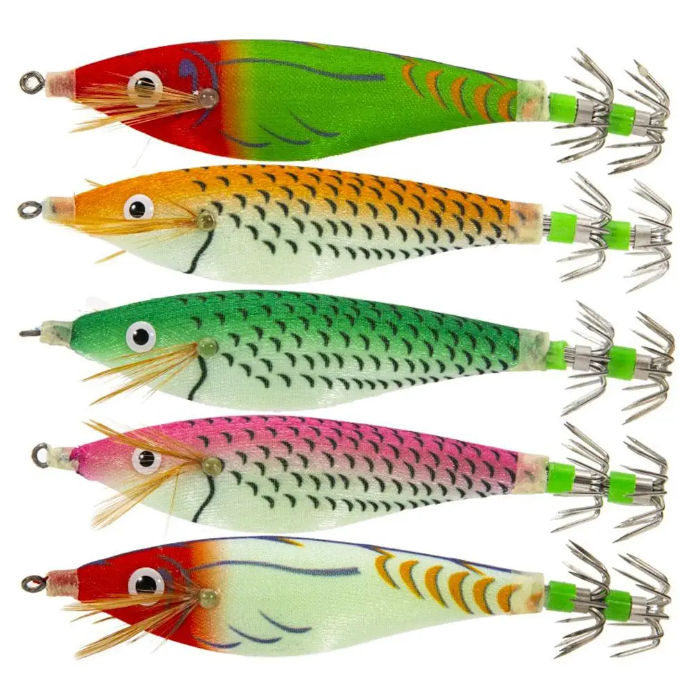 

Squid Jig Hooks Fishing Shrimp Bait Set Simulation Prawn Lures Squid Crawfish Bass Jig Lures With Enhanced Hook Boxpackage 8cm