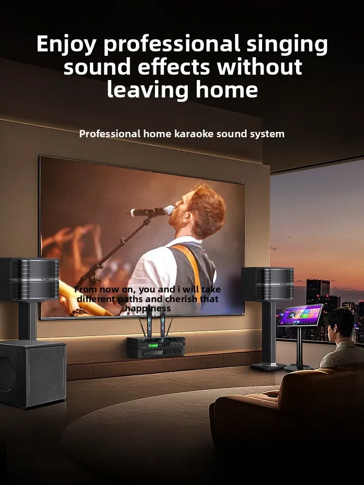Home KTV audio set Karaoke jukebox singing full set of equipment Home living room Karaoke