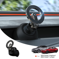 YZ For Tesla Magnetic Car Phone Holder 2025 Model 3 Y Highland Juniper Air Vent Mount Car Bracket Stand 360 Degree Rotatable