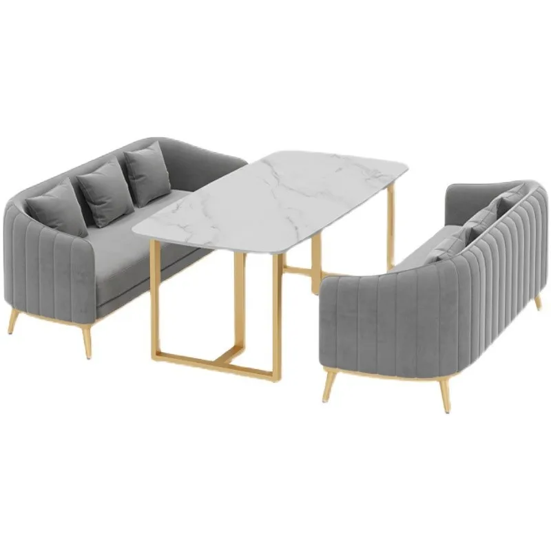 

Internet celebrity cafe, Western sofa, milk tea shop table and chair combination