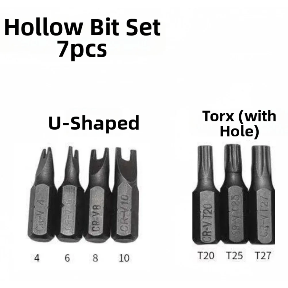 For Home Repair 14.7*10*4cm 5.78*3.93*1.57in Screwdriver Bit Set Organized Storage Toolbox Solution Hard-shell Storage Box