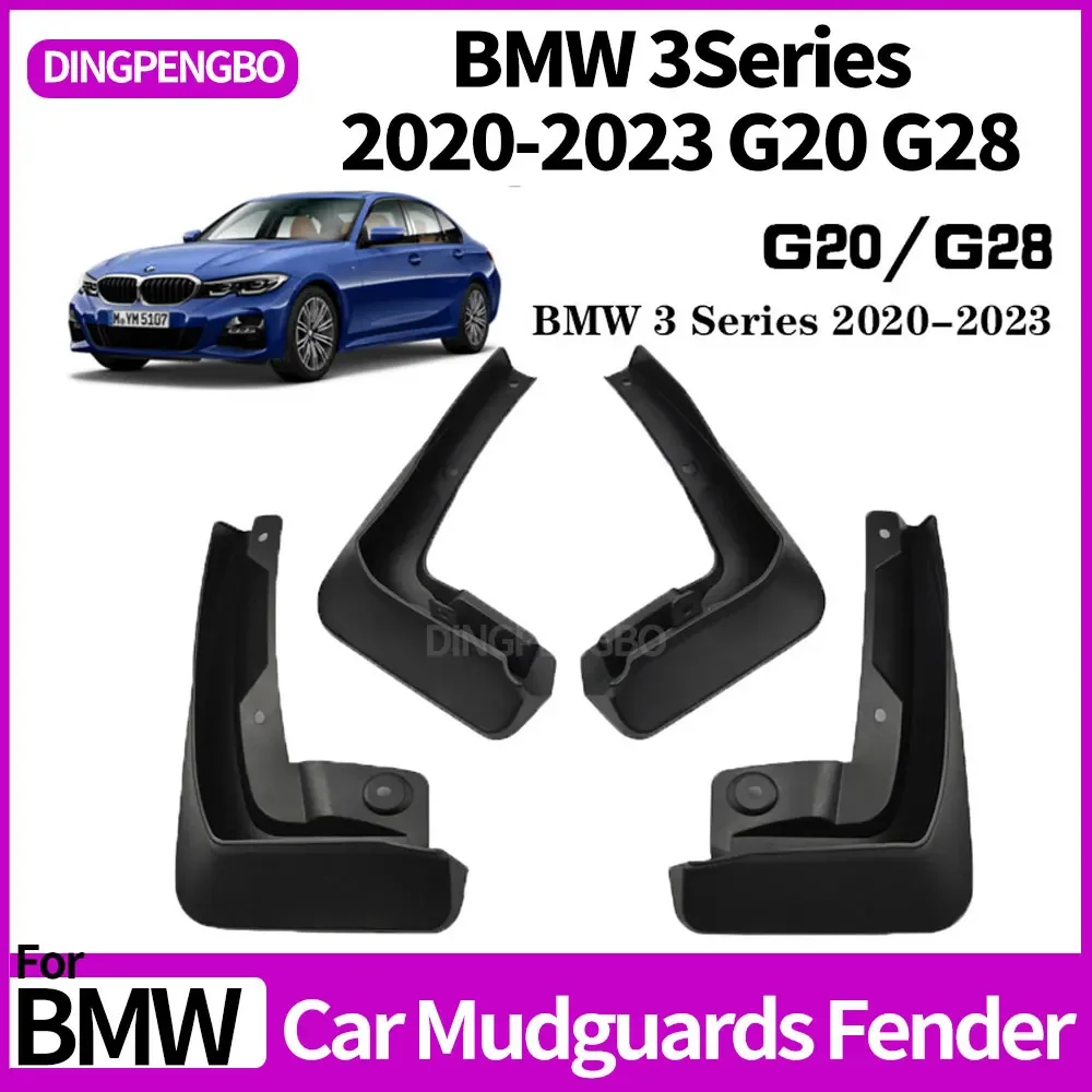 Mudflaps Mudguards Fit for BMW 3Series 2020-2023 G20 G28 Mudguards Tire Fenders Mud Flaps Wheel Guards Accessories 4x Tyre