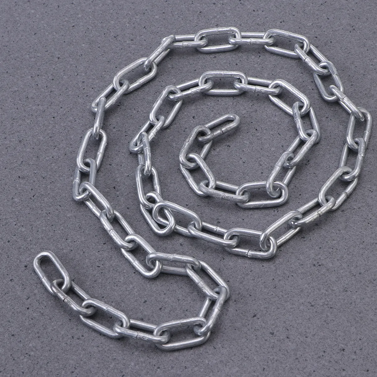 

Цепь универсальная, 1 метр, диаметр 4 мм, устойчивая к ржавчине, для буксировки пней, буксировки, лесозаготовки, сельского хозяйства, спиральная цепь