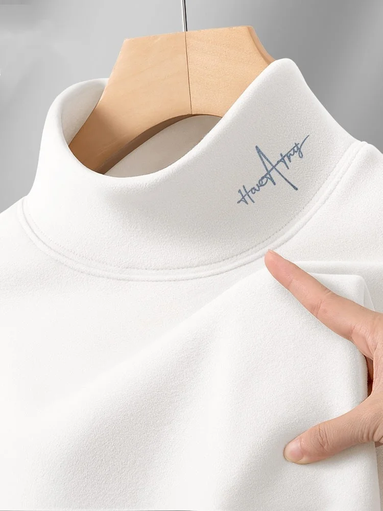 

Мужская термофутболка Mostarsea с длинным рукавом и высоким воротом, удобная, из полиэфирного волокна, для осени и зимы, базовый слой