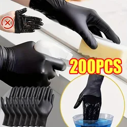 Black Nitrile Gloves Disposable Gloves for Household Cleaning Work Safety Tools Gardening Gloves Kitchen Cooking Tools Tatto