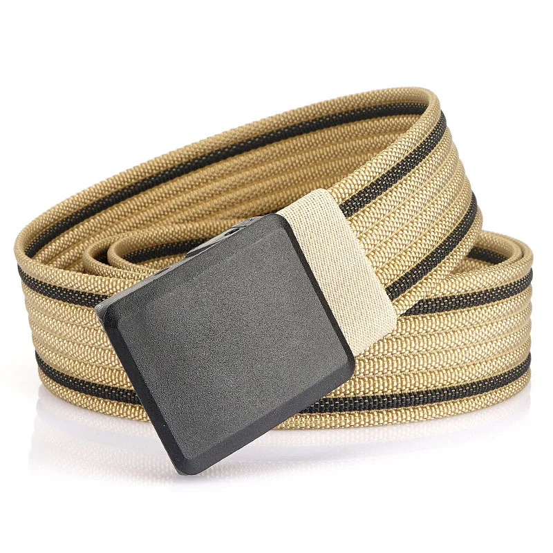 Männer Weibliche Gürtel Militär Nylon Verstellbaren Gürtel Männer Outdoor Reise Taktische Taille Gürtel mit Kunststoff Schnalle Hosen Designer Gürtel – Detail 4