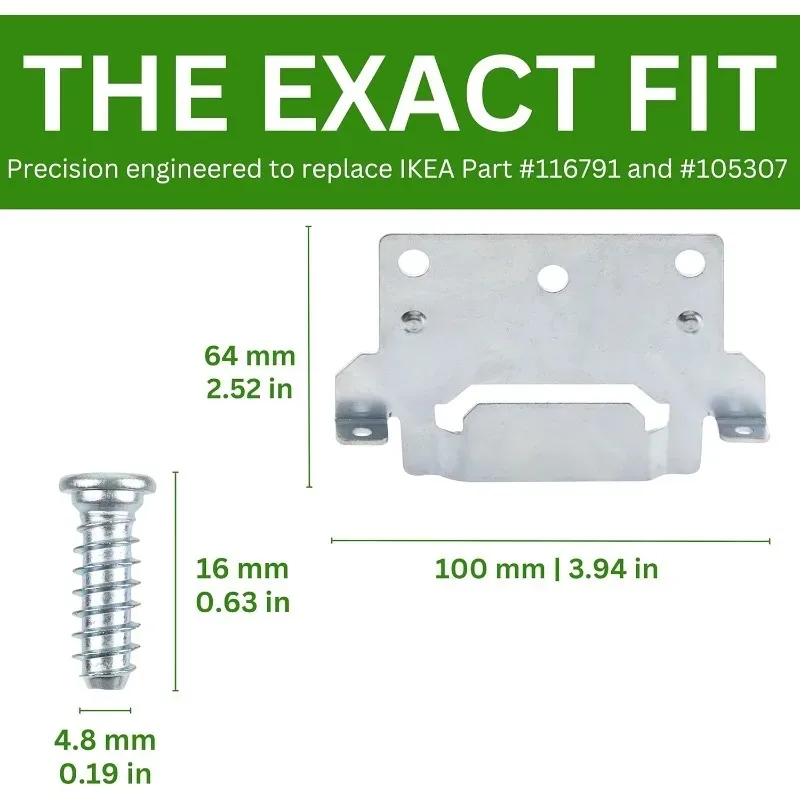 Outdoor Caravan Accessories Camping Mounting Brackets With Fitting Screws For Skorva Trysil Hemnes Malm Brimnes Bed Durable - view 4