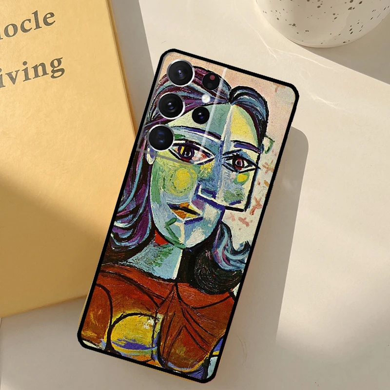 Picasso Abstract painting Art Back Case For Samsung Galaxy S23 S21 Ultra S20 FE S9 S10 S22 Plus Note 10 Plus S22 Ultra Coque