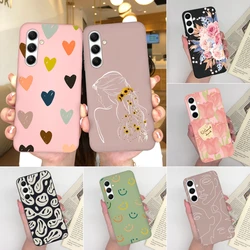 For Samsung Galaxy A54 A53 A52 A52S 5G Phone Case Gentle Girl Soft Silicone Cover Protective Coque For A54 A 53 A 52 A 52S Funda