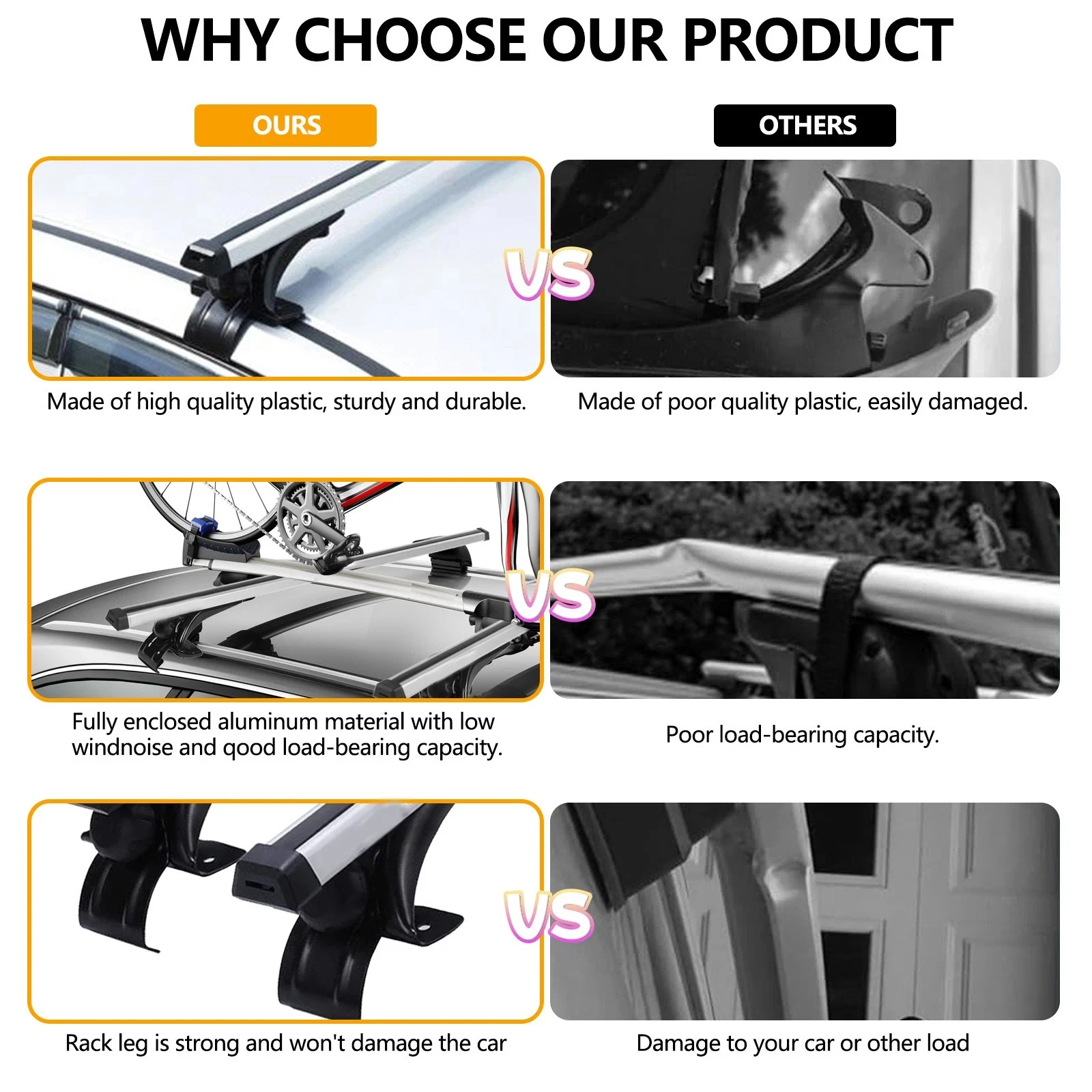 Barra Transversal Universal pa - Car Roof Rack Cross Bar avaliação e preço