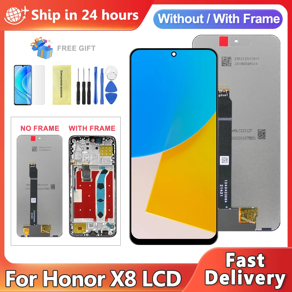 

6,77 дюймовый экран для Huawei Honor x8 TFY-LX1 TFY-LX2 TFY-LX3 LCD дисплей сенсорный экран дигитайзер в сборе Замена