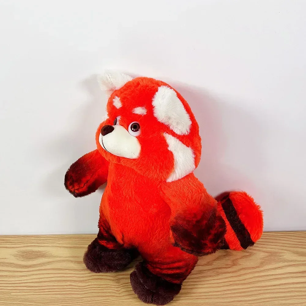 40cm Disney Panda Rojo juguete de peluche Pixar girando oso de dibujos animados periférico de animé lindo Animal muñeca almohada regalo para niños