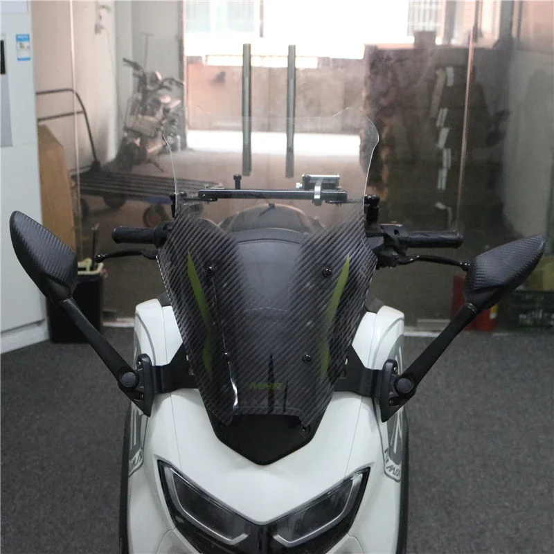 Motorcycle Windshield Windscreen Wind Deflector for Yamaha N-MAX 155 Nmax125 Nmax 125 2020 21 2022 2023 Nmax155 Accessories New