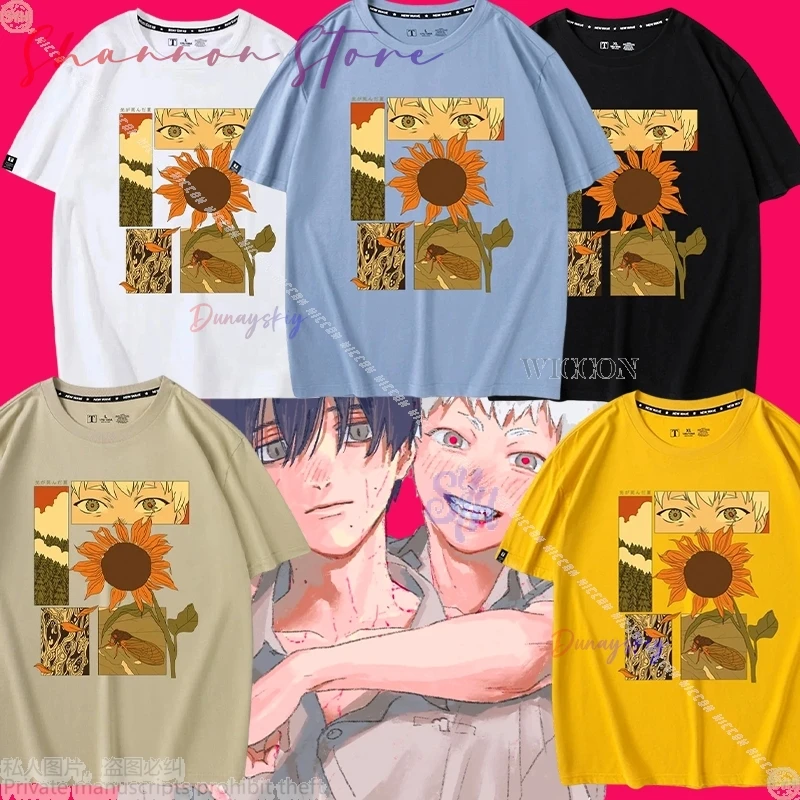 

Tsujinaka Yoshiki HIKARU Косплей Лето Hikaru Died Анимеコス Rosen Fan Art ACG Манга Свободная футболка с короткими рукавами Хэллоуин