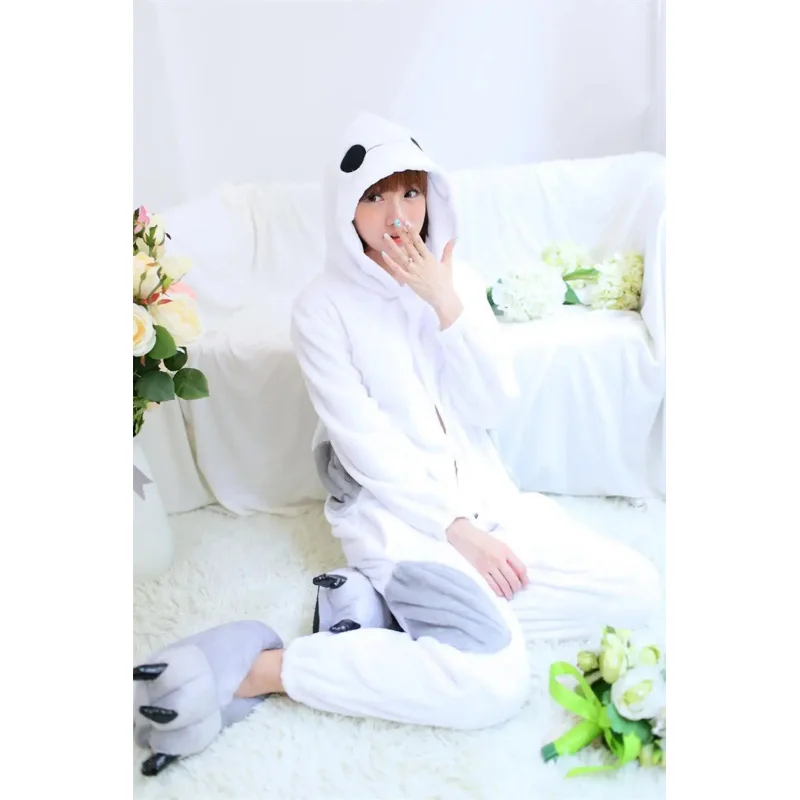 Kigurumi Big Hero Baymax Pajamas Cosplay Costumes Adult Onesie for Women or Men Halloween Christmas Party Dress