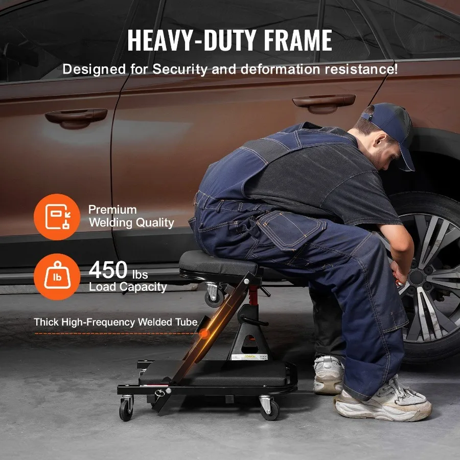 40 po pliable Z Garage Creeper Mechanic Creeper Tabouret capacité 450 lb