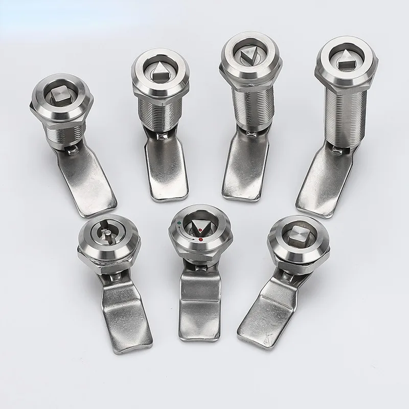 304 stainless steel  triangle Cam lock MS705 cabinet lock Heightened for Distribution box,tin trunk Special locks