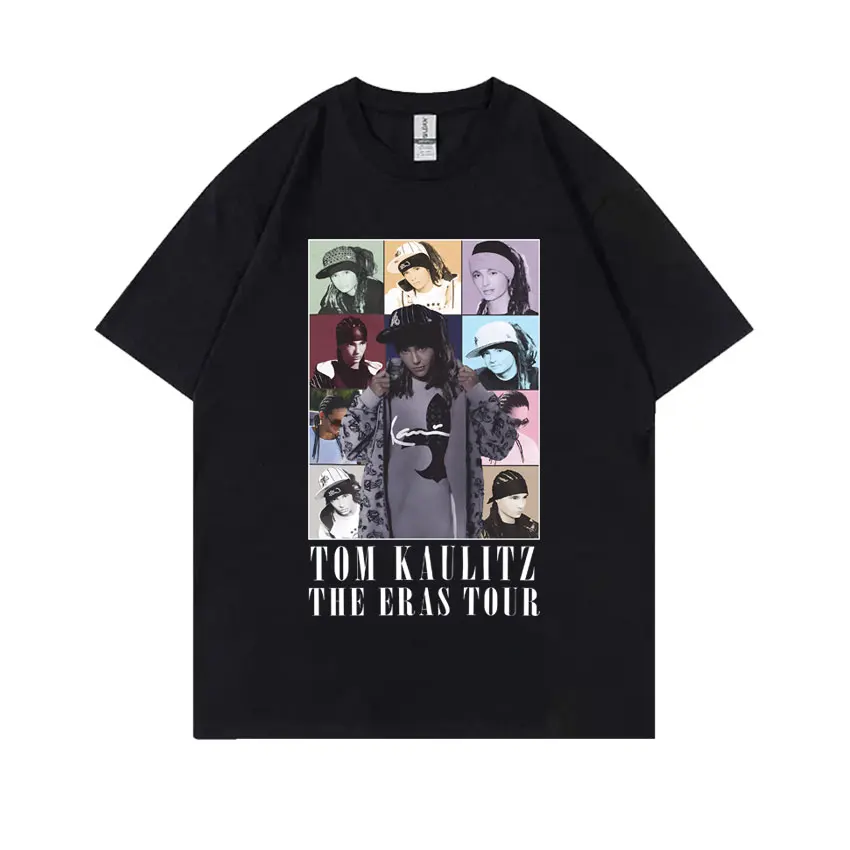 

Tom Kaulitz The Eras Tour Graphic T Shirts German Rock Band Tokio Hotel T-shirts Men Women Vintage Punk Gothic Oversized Tshirt