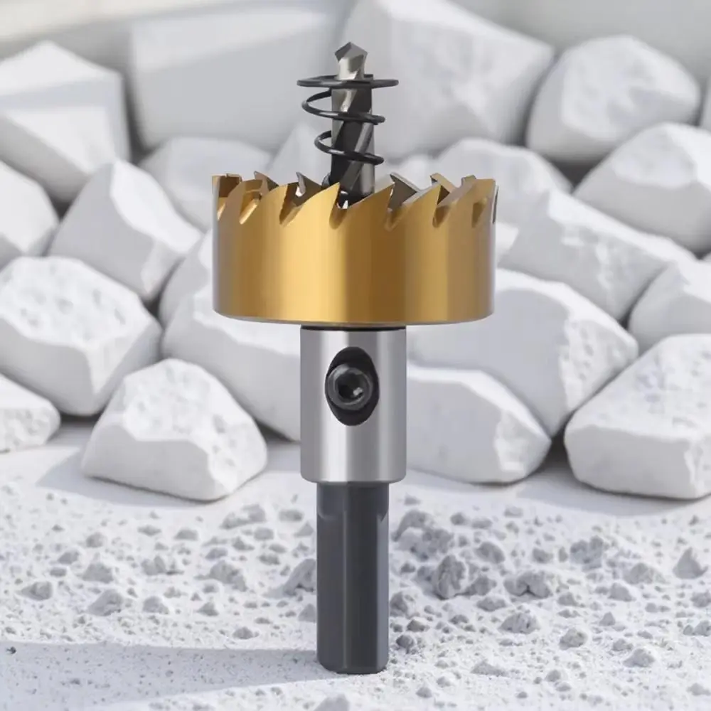 ヘビーデューティーホールオープナードリルビット高速度鋼 16/18.5/20/25/30 ミリメートルホールオープナーカッター耐摩耗性レンチ付き