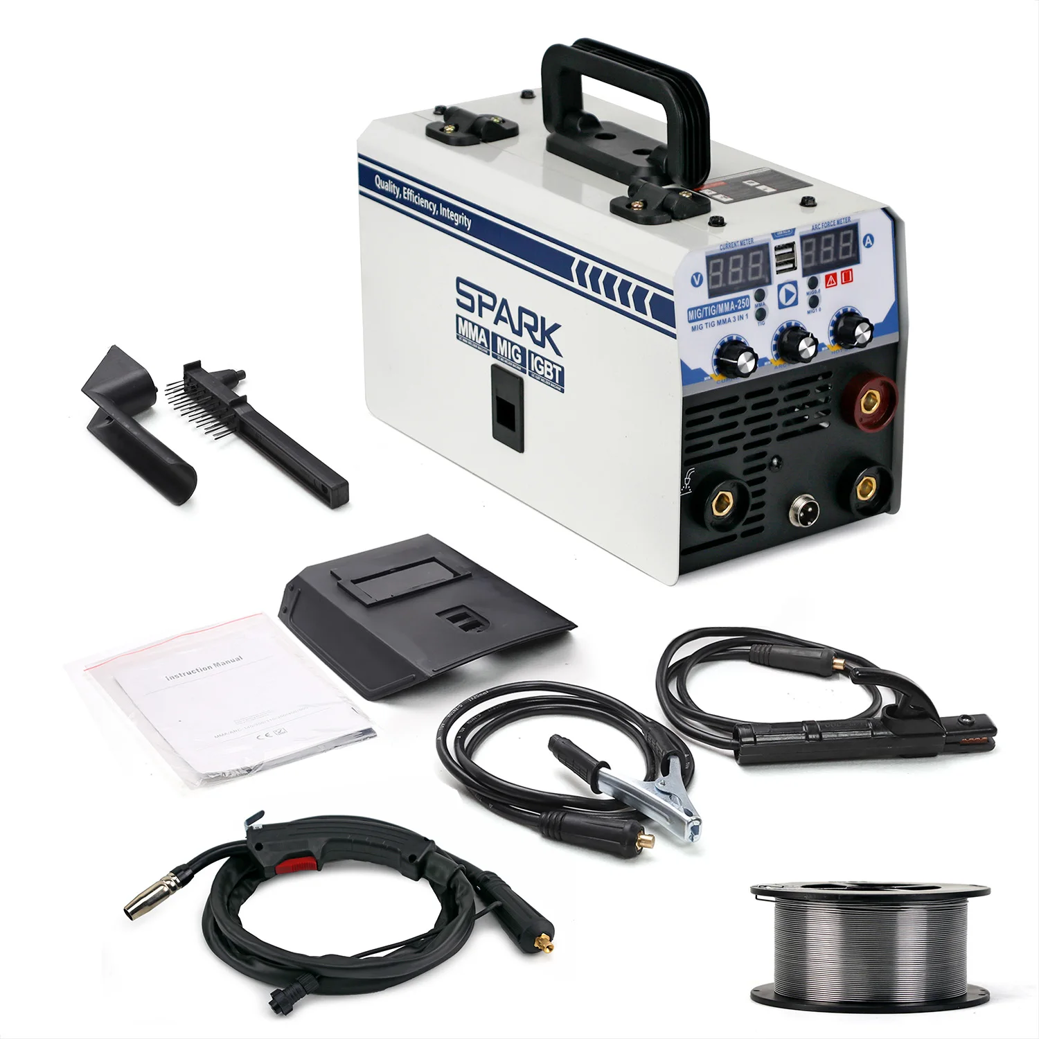 Spark New Portable Mig-250 Mig Mma LIFT TIG Welding Machine 3 In 1