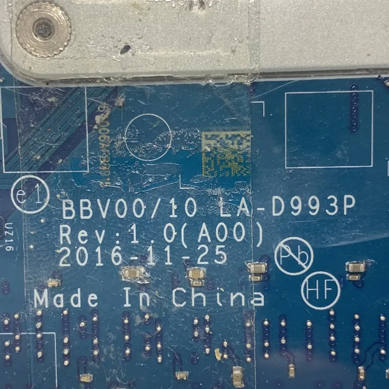 

For Dell 7467 7567 CN-0P84C9 0P84C9 P84C9 With SR32Q I7-7700HQ CPU Mainboard LA-D993P Laptop Motherboard N17P-G1-A1 100% Tested