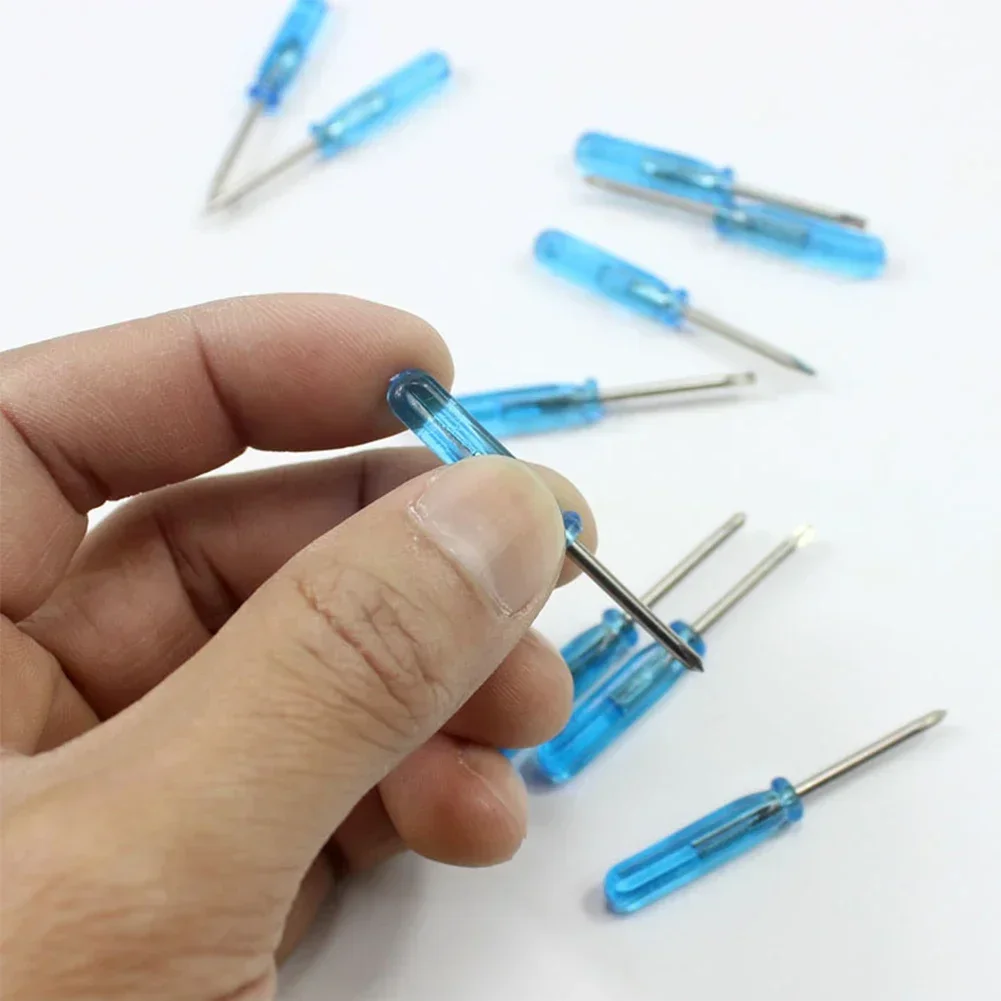 7pcs Blue Mini Screwdriver Set, Toy Cross Word Repair Tool, Suitable For Exercising Hands-on Ability Small Repair Tool, Cry