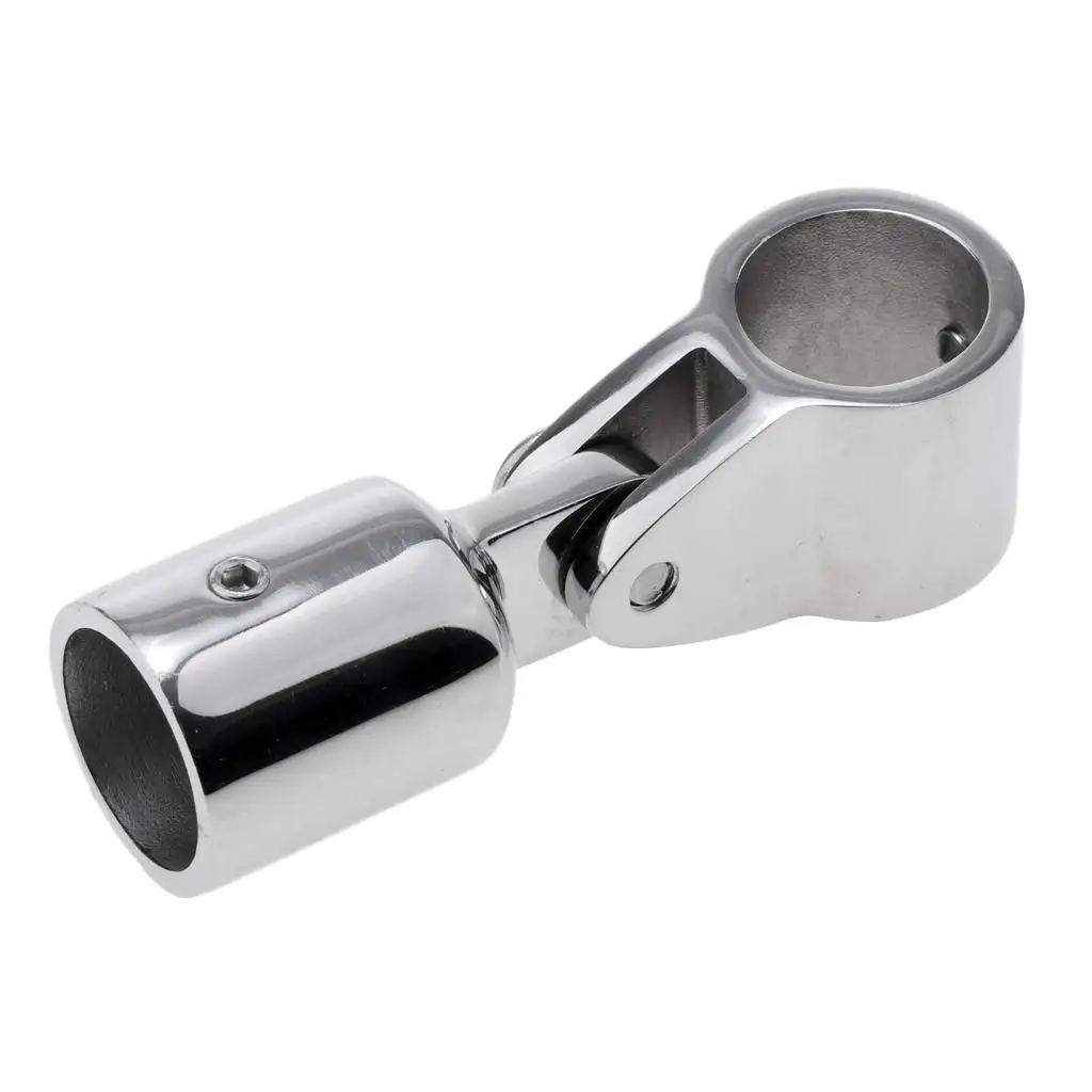 Marine Boat Awning Hand Rail Fitting 1 Inch (22mm) Elbow, 316 Stainless Steel Deck Hardware