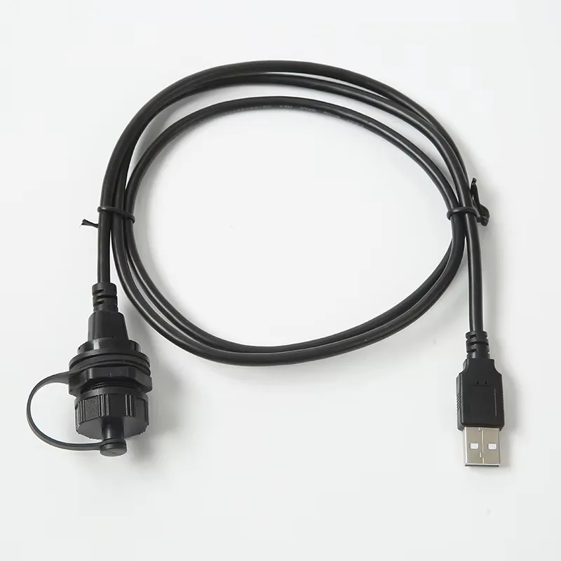 Industrial Waterproof USB Cable Panel Base for Socket Cable Installation Moth Accessory