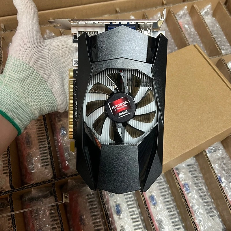Brand new AMD graphics card HD6770 4G, HD7670 desktop, 1G/2G computer game LOL upgrade and assembly