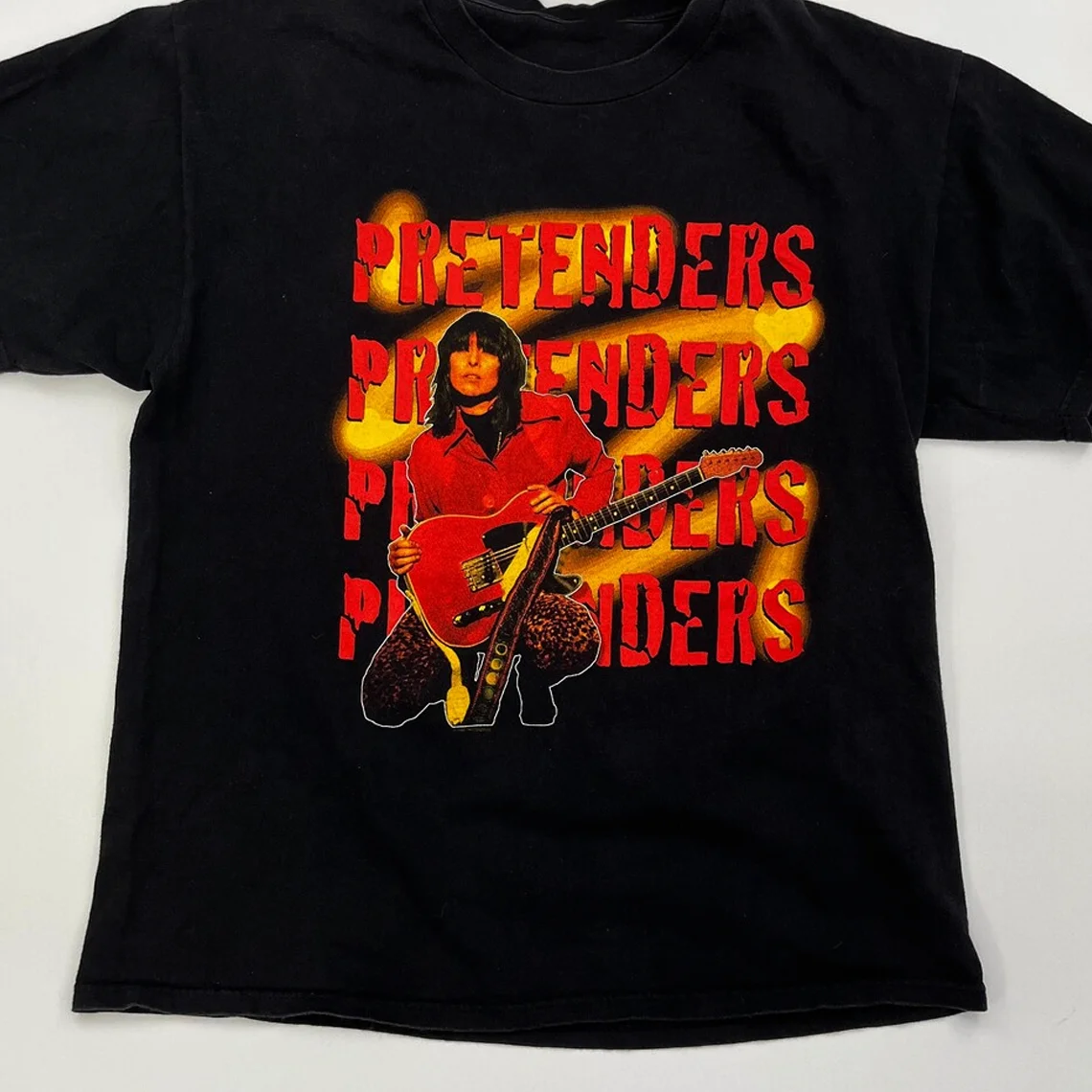 The Pretenders 1998 T-Shirt Short Sleeve Cotton Black Men Size S to 5XL BE1681