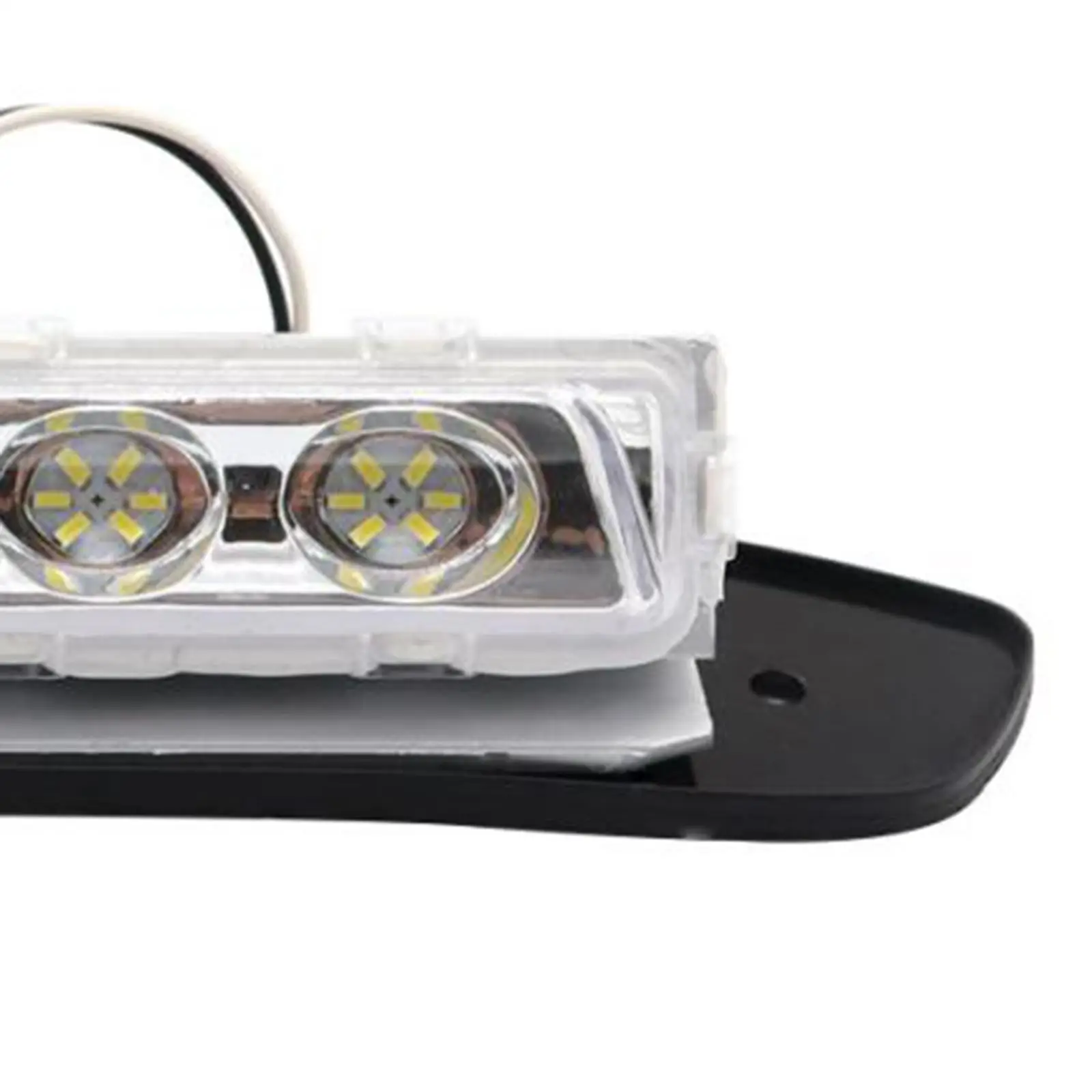 LED RV Porch Light, 127 Waterproof Exterior Utility Replacement Lighting for RVs, Trailers, Campers - 6000K , , Clear