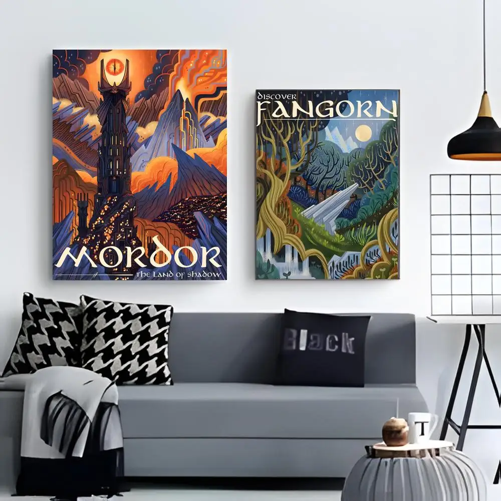 ملحمة الخيال يعمل التلفزيون سيد الخواتم-الأفلام المشارك ملصق جدار يطبع لغرفة المعيشة غرفة نوم مكتب هدية تزيين المنزل