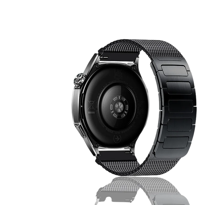 22mm Stainless Steel Band for Huawei GT6/5 Pro GT6 5 Watch 5 46mm Bussiness Metal Woven Magnetic Strap for Huawei GT5/6 Pro 46mm