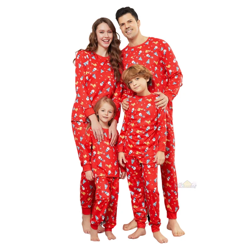 

Christmas Matching Family Outfits Mom Dad Kids New Year Xmas Pajamas Clothes Baby Rompers Casual Sleepwear Family Look Pyjamas
