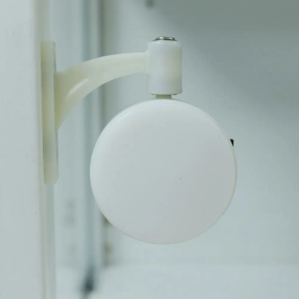 With LED Lights Fridge Sticker Mini Round Square Refrigerator Magnet Light Sign Plastic Magnetic Fridge Decoration Magnets