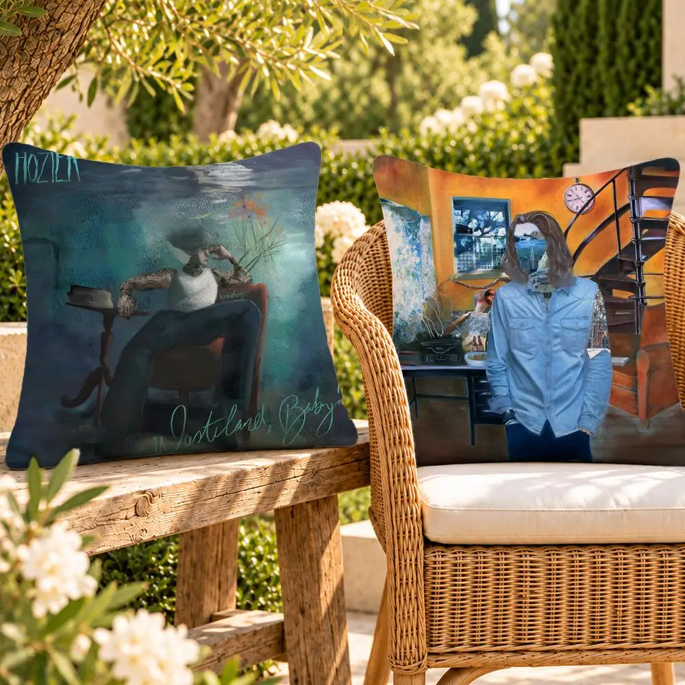 Singer Indie Soul Hozier Cushion Cover Soft Plush Throw Pillow Cover Washable Sofa Bed Patio Chair Home Decor