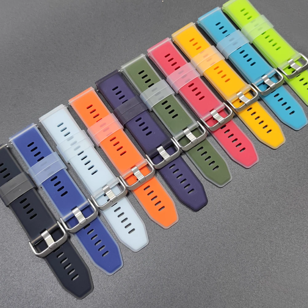 22mm Sports Silicone Strap For Redmi Watch 5 Active 5 Lite SmartWatch Soft Waterproof Band For Xiaomi Watch 2 Pro/color 2/S4 S1