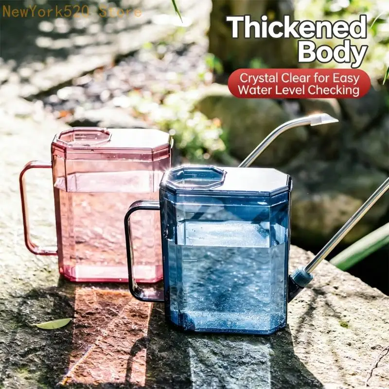 Clear Thickened Watering Pot With Long Nozzle And Visible Scale Suitable For Home Garden Flower Accurate Plant Irrigation N84C