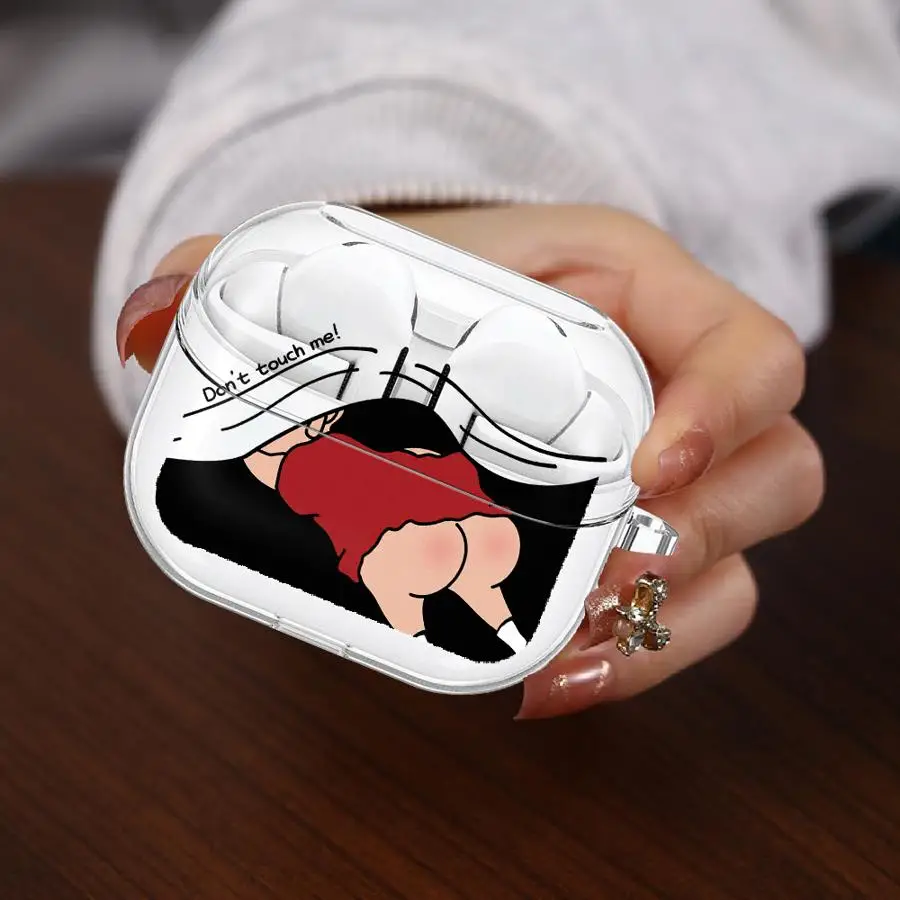 Cute Crayons Shinchan Clear Earphone Cases Cover With Hook Case For Samsung Galaxy Buds 4Pro Live 2 2Pro 3 FE 3Pro 4 Pro view 3