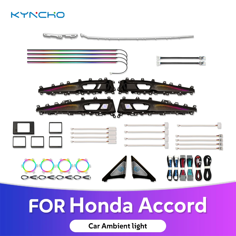 

For Honda Accord 11th Generation Auto Interior Lighting Ambient Colorful Car Ambient Light for Interior Atmosphere Modification