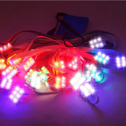 무료 배송 색상 빛 led 램프 5 개/몫 led 연 라인 비행 드래곤 vlieger 장난감 Best5