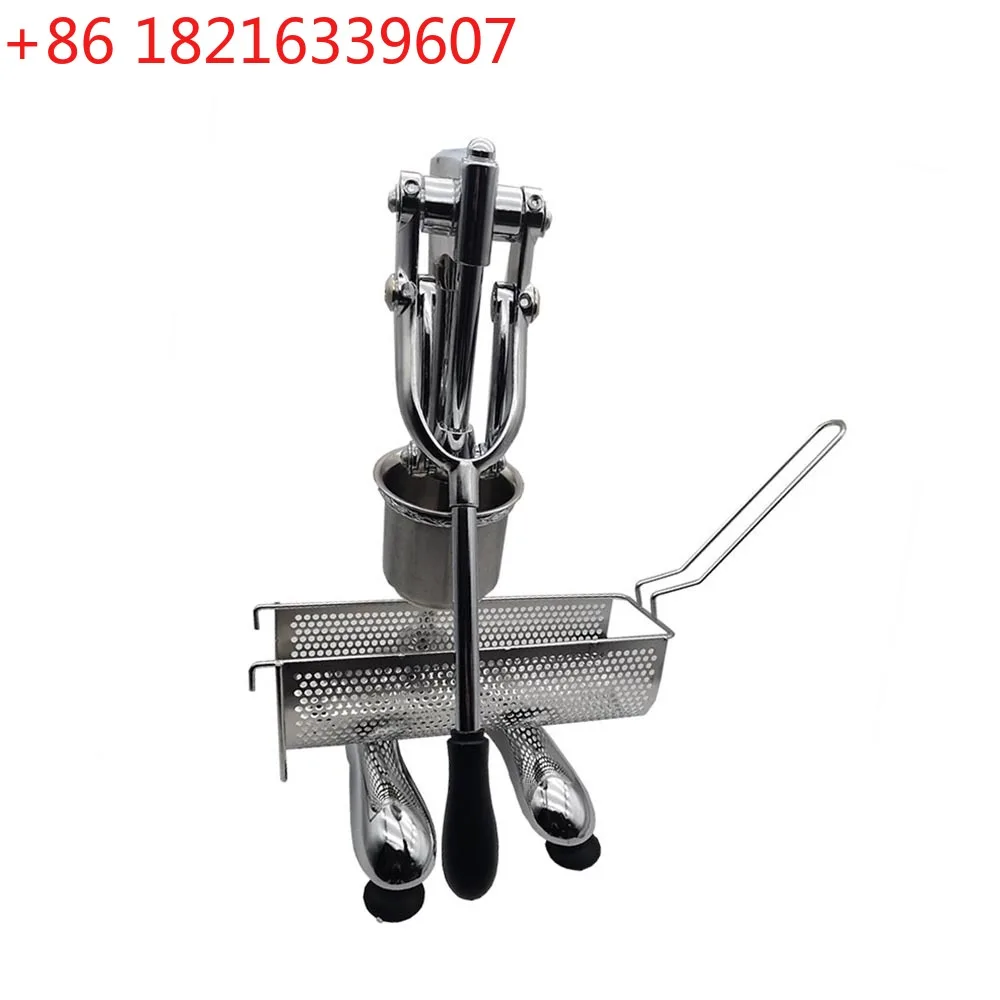 YAO Super Long French Fries Makers Machines Stainless Steel Longest Footlong Mashed Potatoes Fried Chips Extruders Ricers Device