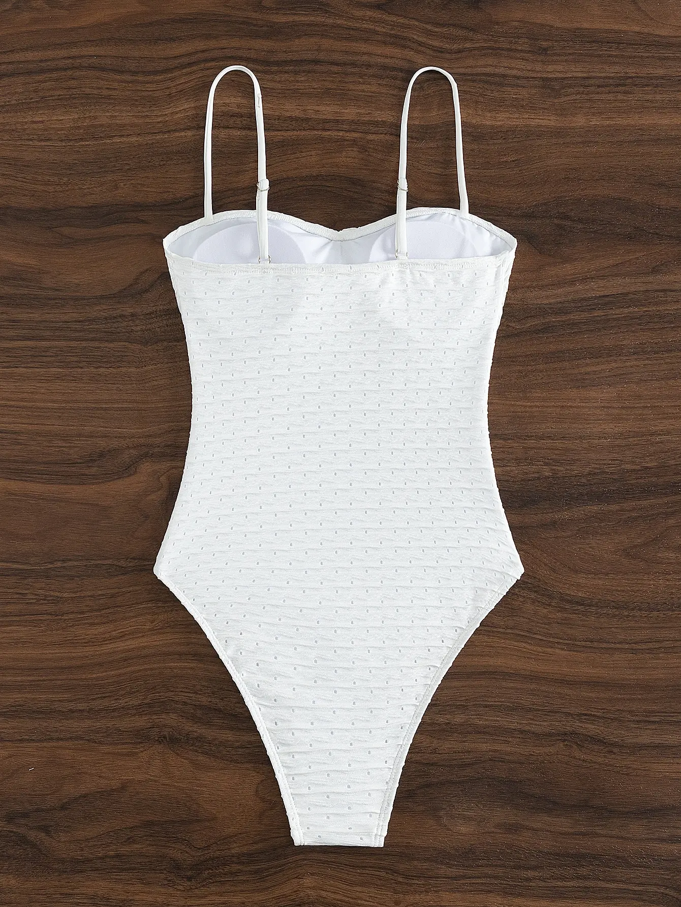 2024 Twist Front Swimsuit One Piece White Swimwear Women Sexy Bathers Bathing Swimming Swim Suit Female Beachwear