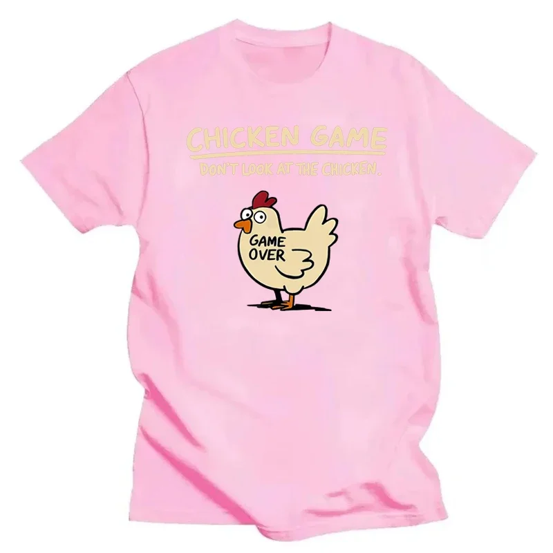 Femmes poulet jeu motif imprimé T-Shirt été décontracté ample quotidien extérieur col rond à manches courtes T-shirt femmes haut