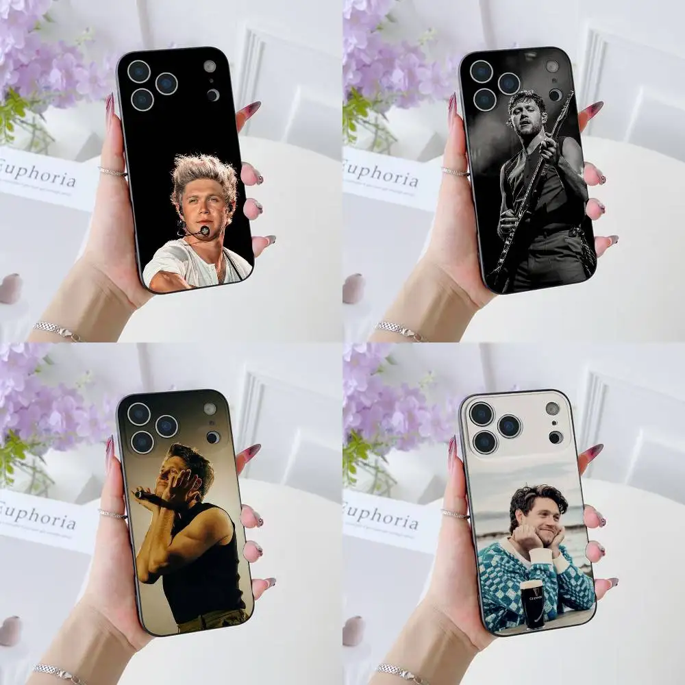 Sänger N-Niall Horan Handyhülle für IPhone 17 16 15 14 13 12 11 Pro Max Plus Air Mini Schwarz Silikon Weich
