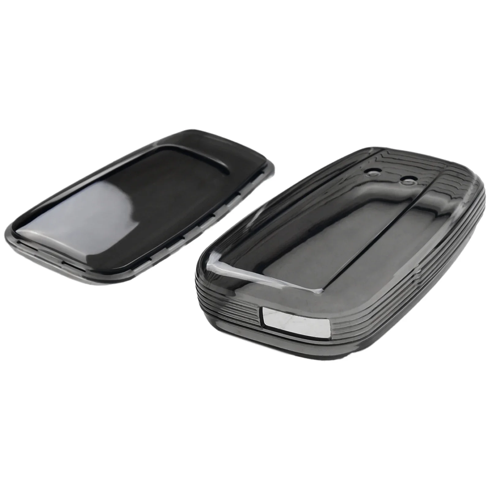 

1Pcs High Quality Car Interior Black Transparent Keychain Holder Versatile Anti Crash For Toyota For Highlander For RAV4